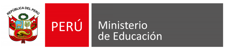 Logo del ministerio de educación peruano.